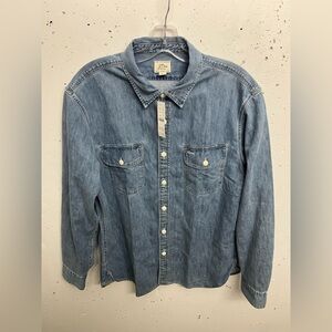 Men’s Jcrew denim shirt new with tags